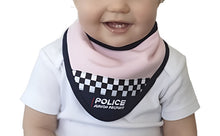 Load image into Gallery viewer, Little Poppet Police Dribble Bib

