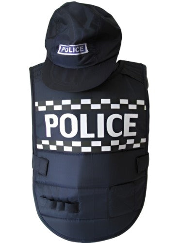 Police Kids Vest/Hat Combo