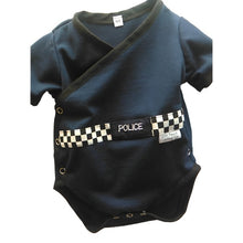 Load image into Gallery viewer, Little Poppet Police Merino Onesie - Short Sleeve