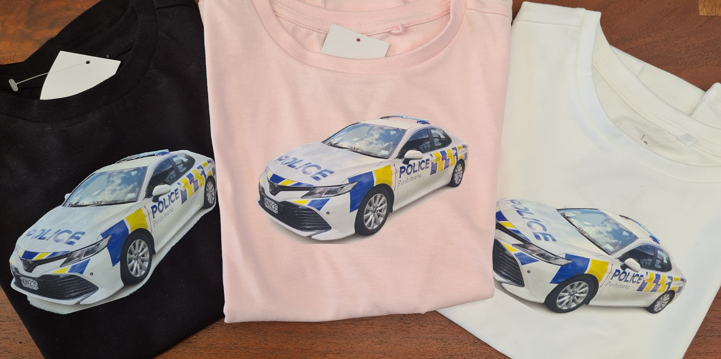 Kids Police Car Tee Shirts