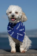 Load image into Gallery viewer, Little Poppet Pet Bandanas - Police Themed
