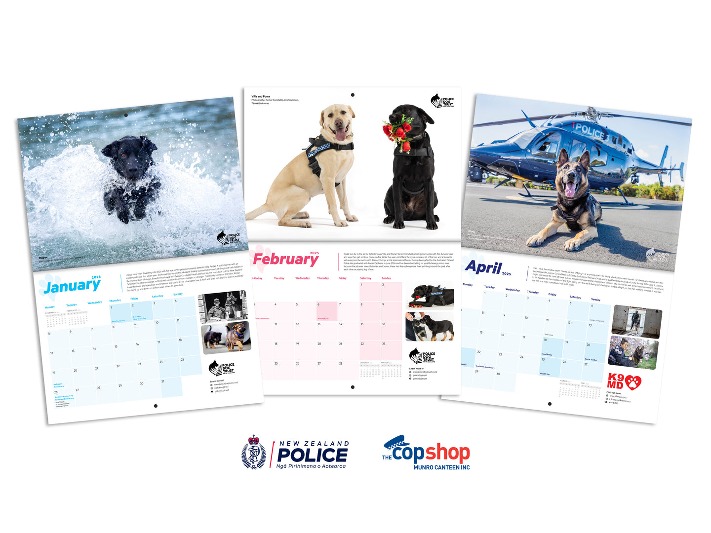 2025 Police Dog Trust Calendar