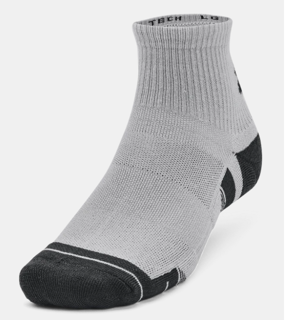 Under Armour Unisex Performance Tech 3 Pack Quarter Socks