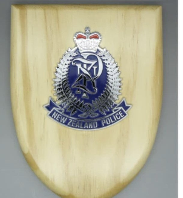 New Zealand Police Wall Plaque