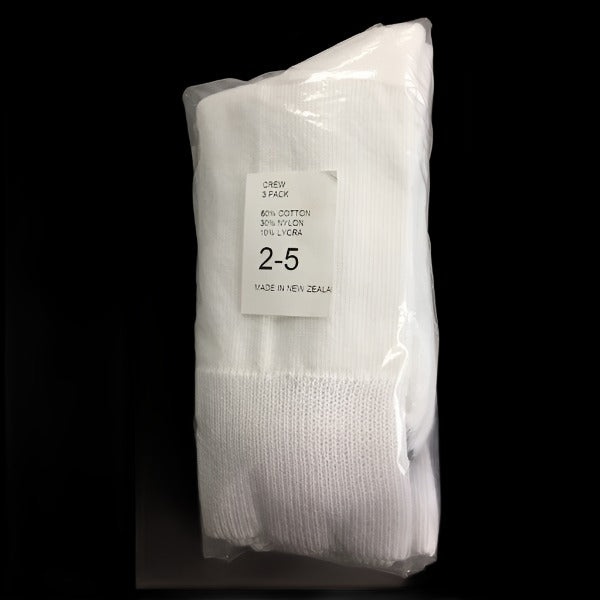 3-Pack White Socks