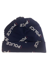 Load image into Gallery viewer, Little Poppet Baby Beanie - Police themed
