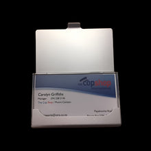 Load image into Gallery viewer, Business Card Holder - Aluminium
