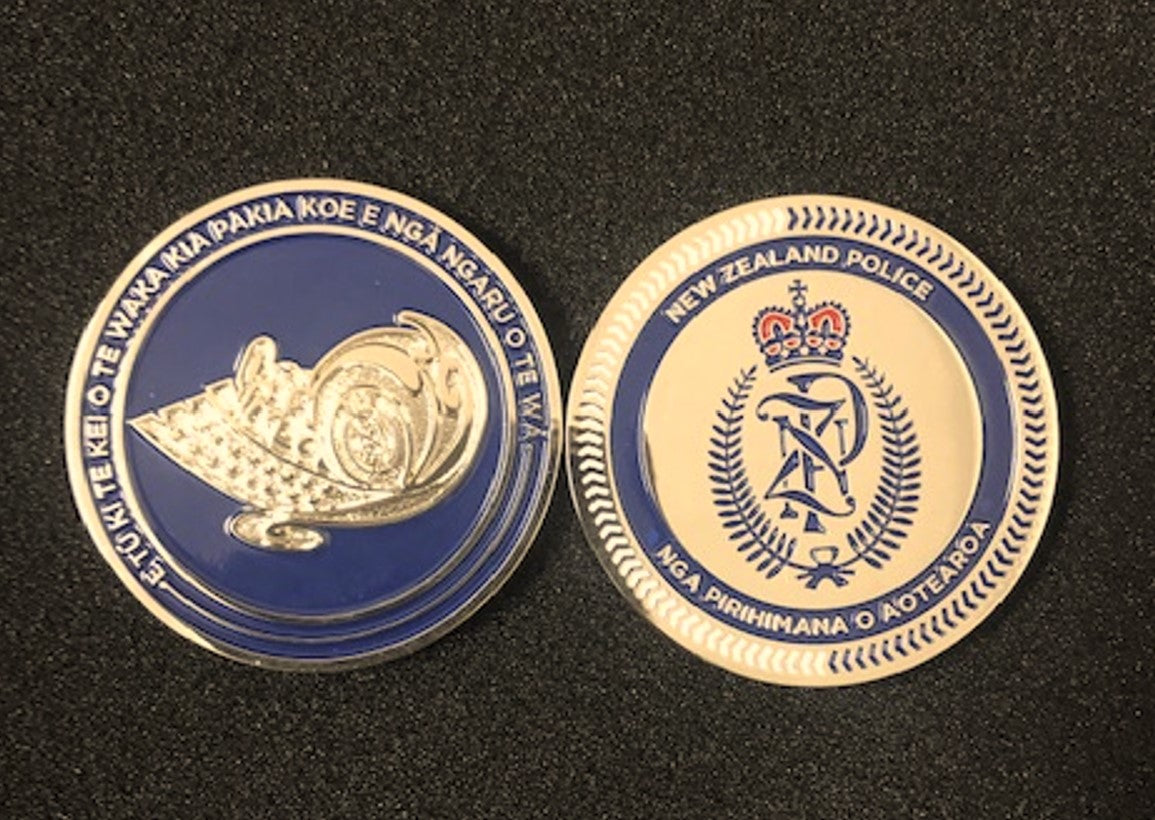 New Zealand Police Challenge Coins- Tohu Design