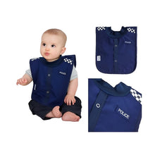 Load image into Gallery viewer, Little Poppet Police Baby Bib
